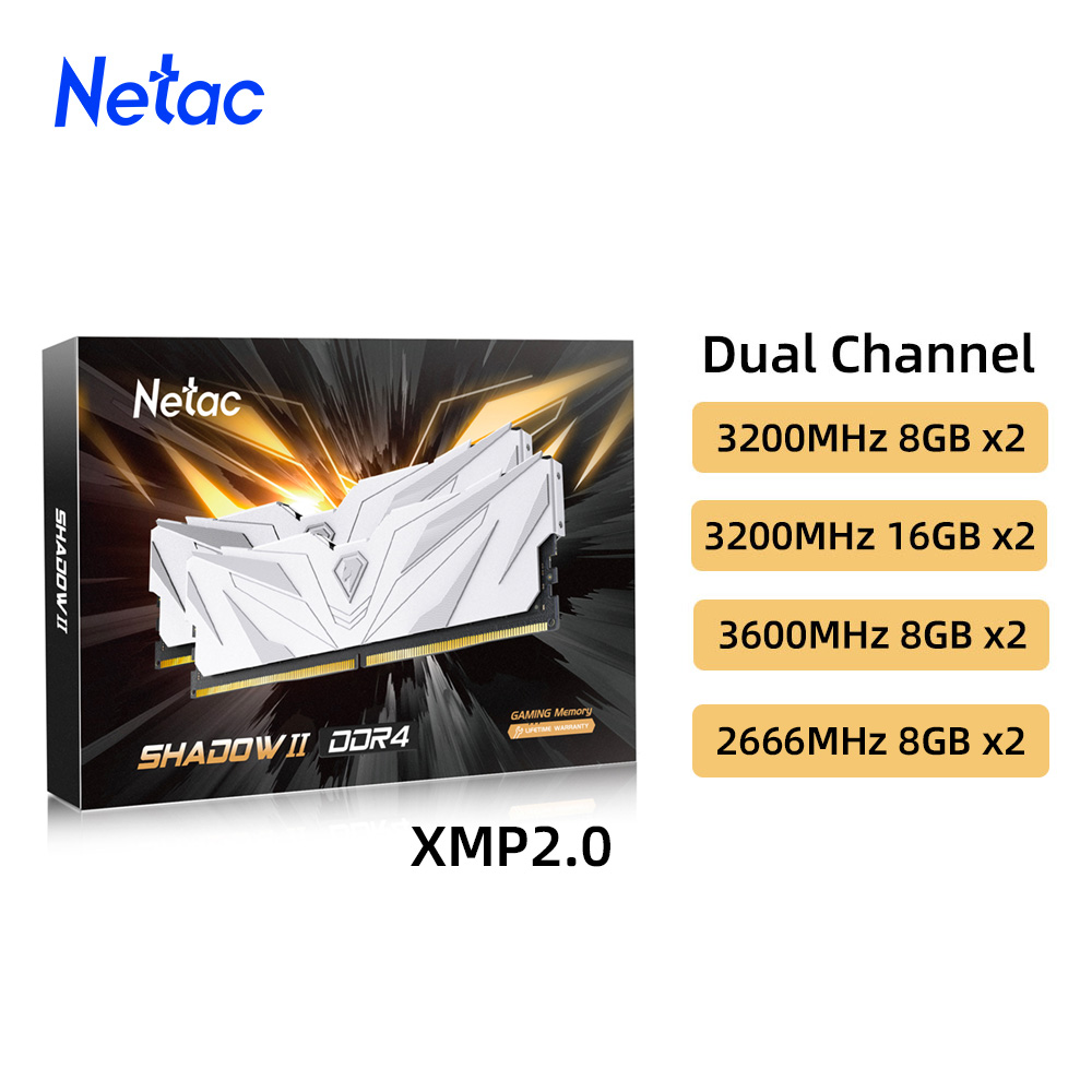 Ddr4 3200 16Gb - Оперативная память Netac DDR4 8GBX2 16GBX2