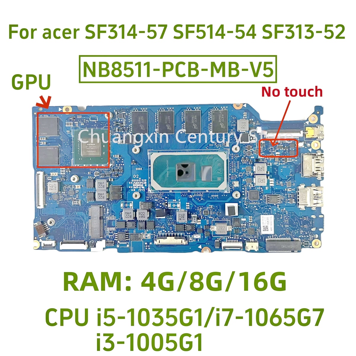Ddr4 8Gb - Материнская плата NB8511-PCB-MB-V4/V5 для ноутбука Acer