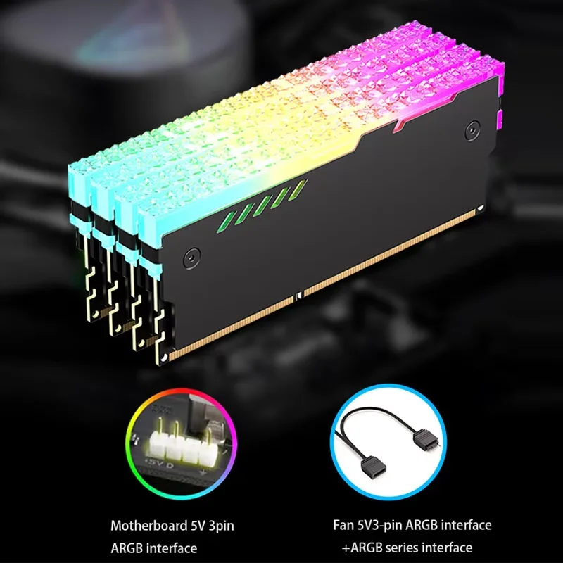 Радиатор памяти ПК RM-1 Охлажд – обзор и цена Ddr4 Desktop Ram