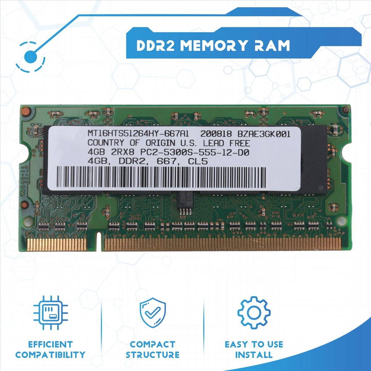 Оперативная память ABAN DDR2 4 – обзор и цена Ddr2 Ram