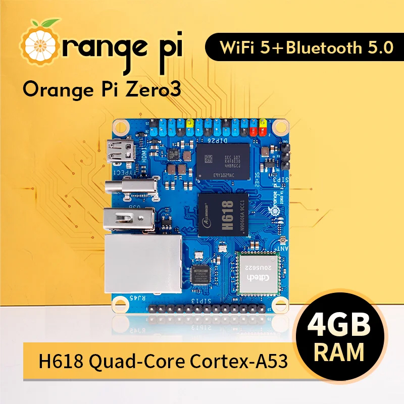 Orange Pi Zero 3 1G 1.5G 2G 4G – обзор и цена Ram Memory Module