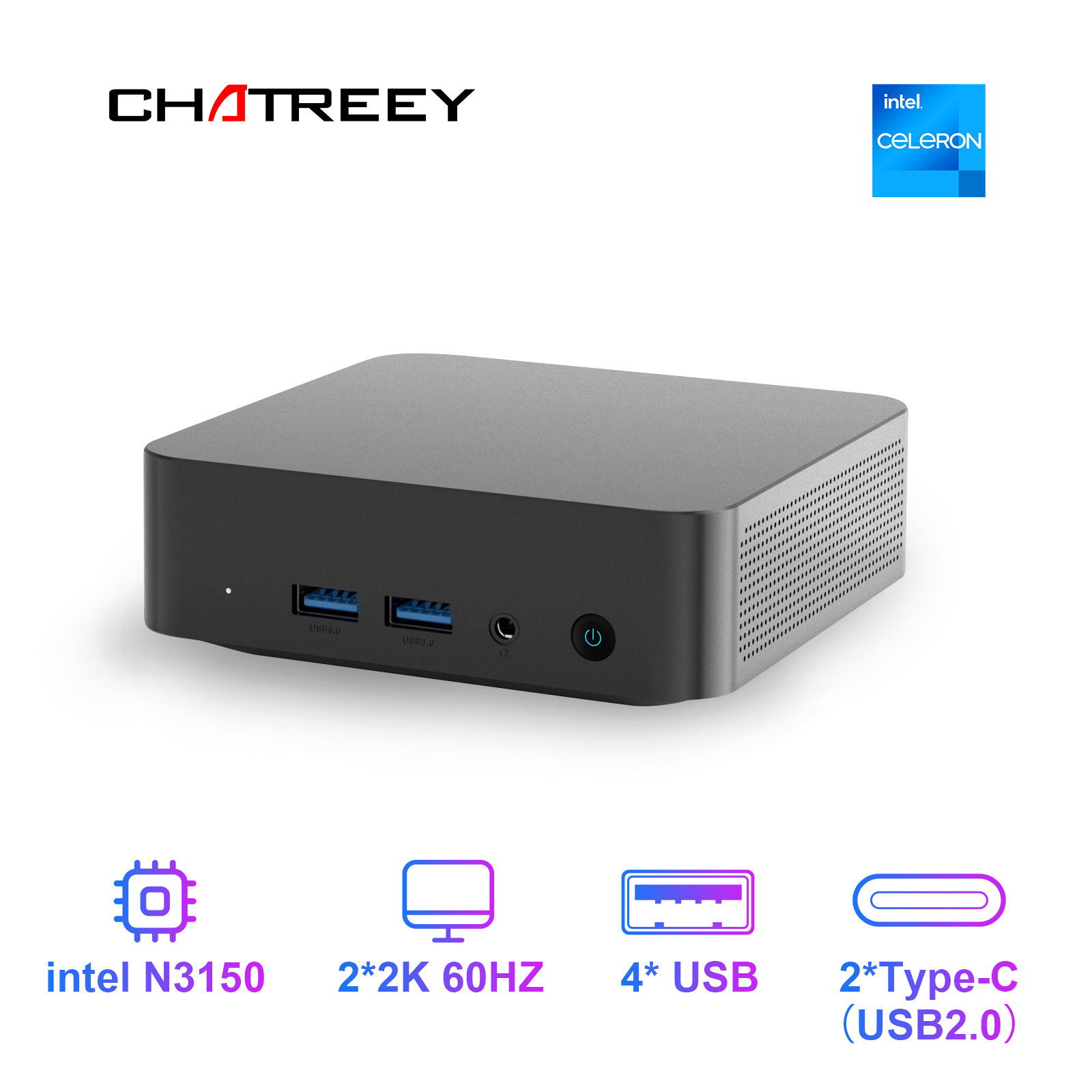 Мини-ПК Chatreey T9 N3150 DDR3 – обзор и цена Ddr3 8Gb