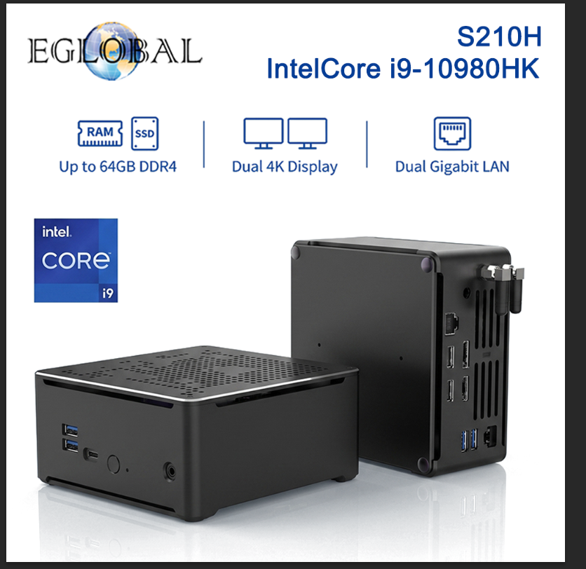 Мини-ПК EGLOBAL i9-10980HK (5. – обзор и цена Ecc Ram Server